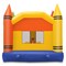 Cloud 9 Commercial Grade Crayon Castle Bounce House with Built-in Roof and Emergency Escape Hatch for Safety - 100% PVC 17' x 13' Bouncer - Inflatable Only